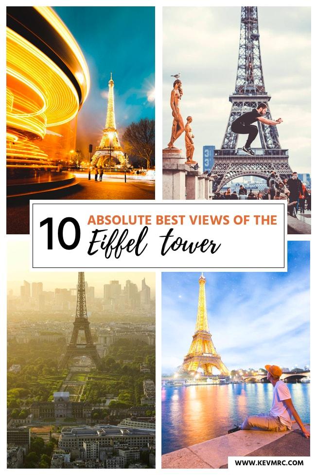 10 best Eiffel Tower views + free map included! - Kevmrc