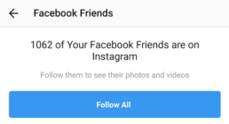 instagram follow facebook friends - follow your facebook friends on instagram