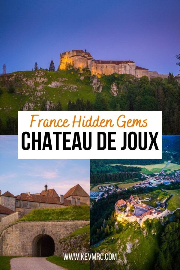 Complete Guide to Visiting the Fort de Joux. The Château de Joux, also known as Fort de Joux, is a medieval castle overlooking a road from France to Switzerland. Not only does it look pretty epic, you can also visit it! jura tourisme | jura france travel | vacances jura | france travel destinations | france travel amazing places | france hidden gem | france countryside small towns | france countryside french country  france hidden gems