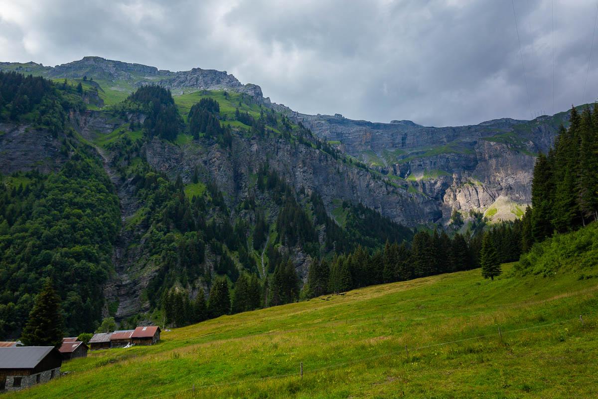 view over the cirque des fonts