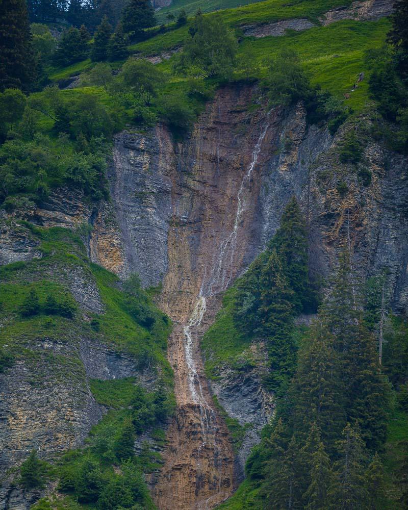 waterfall at the cirque des fonts