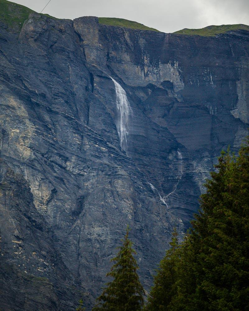 high waterfall in cirque des fonds