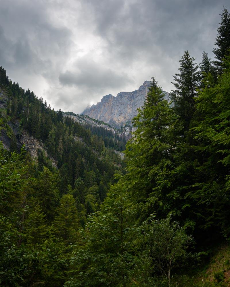 view from the cirque des fonts hike