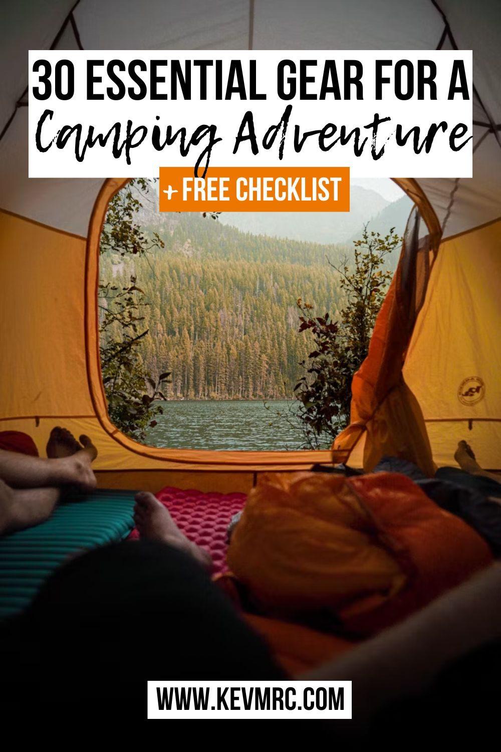 Going on a camping adventure but don't know what to pack? Here's your free camp packing list to make sure you don't forget anything! camping list packing checklist | camping essentials list | summer camp packing list | camping packing list | camping essentials checklist #camping