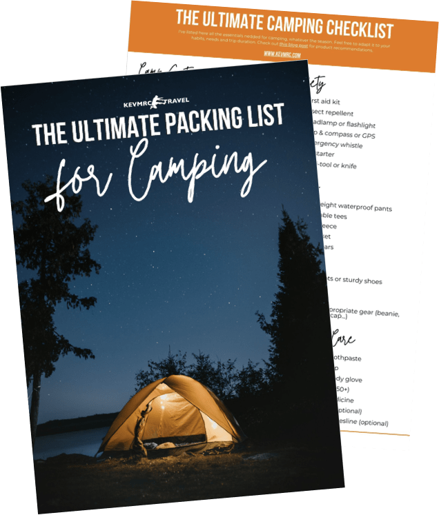 free camping checklist