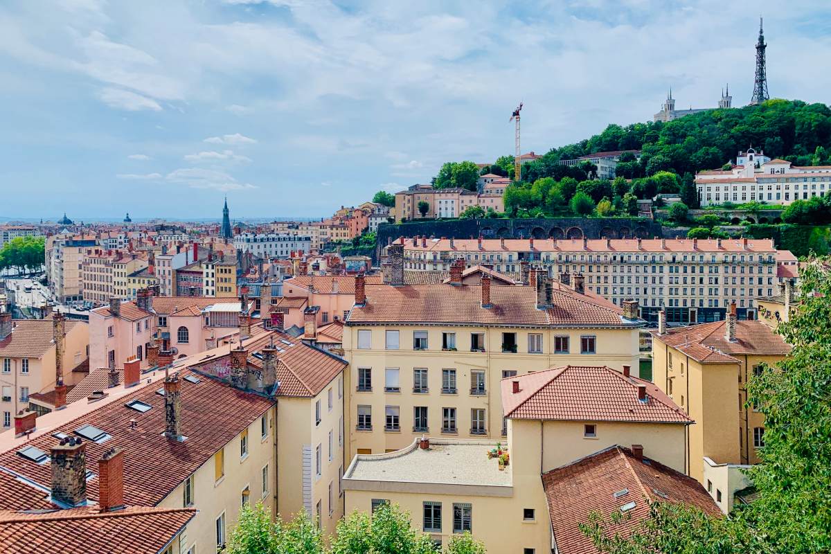 croix rousse district in lyon