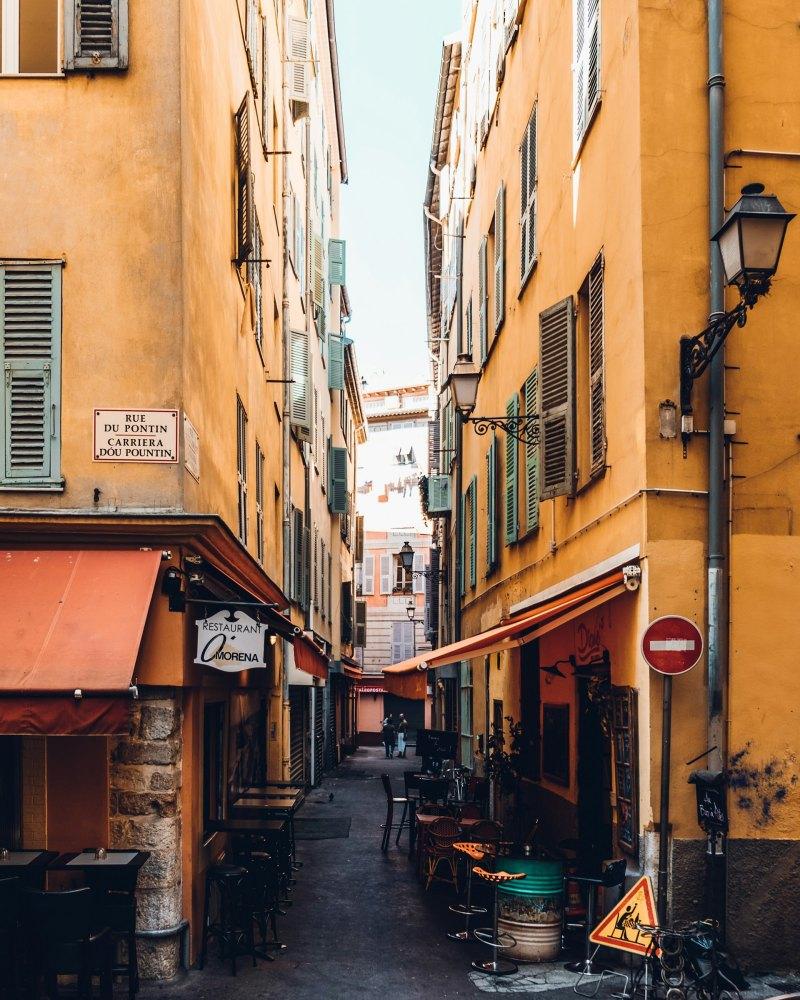 rue du pontin in nice france