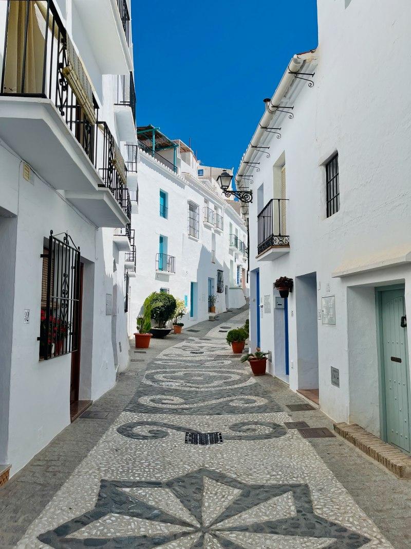 street in frigiliana