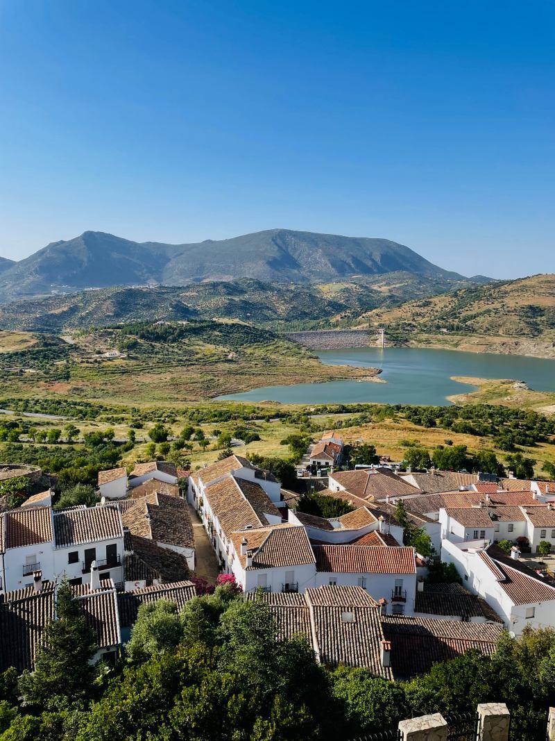 view of zahara de la sierra reservoir