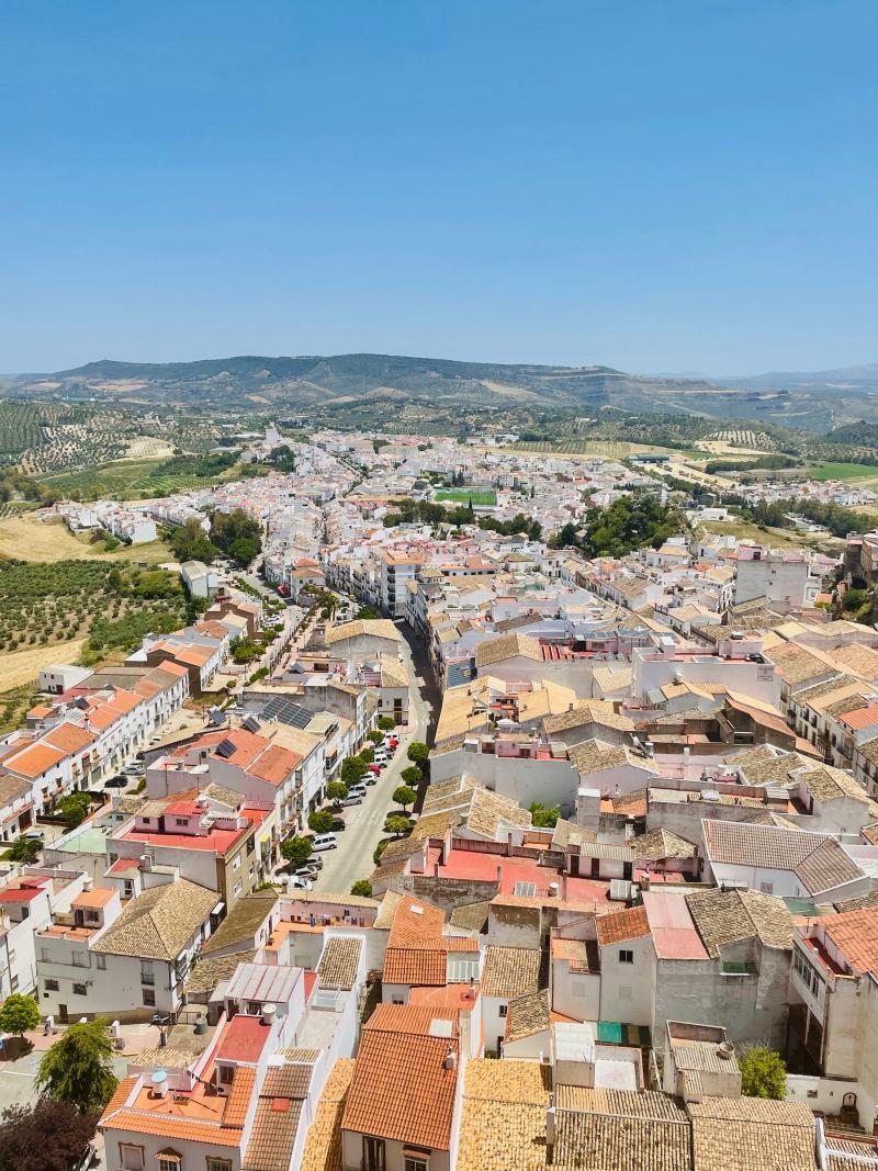 village view from olvera castle