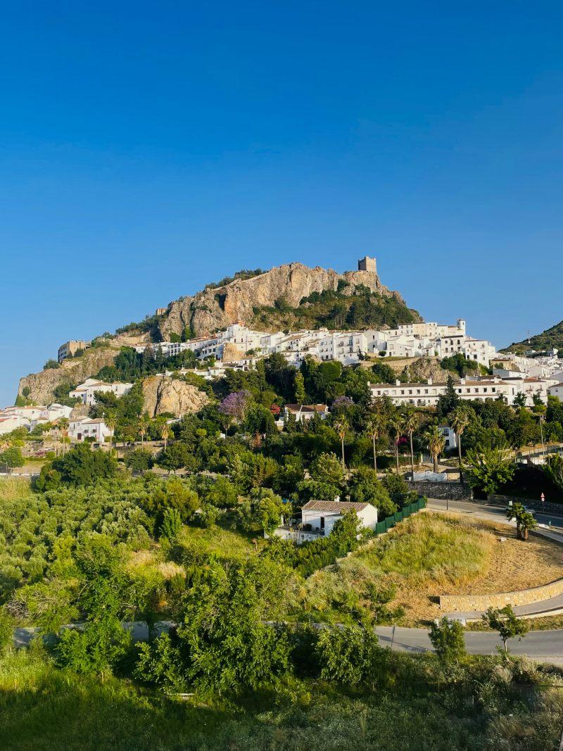 zahara de la sierra is in the best white villages of spain