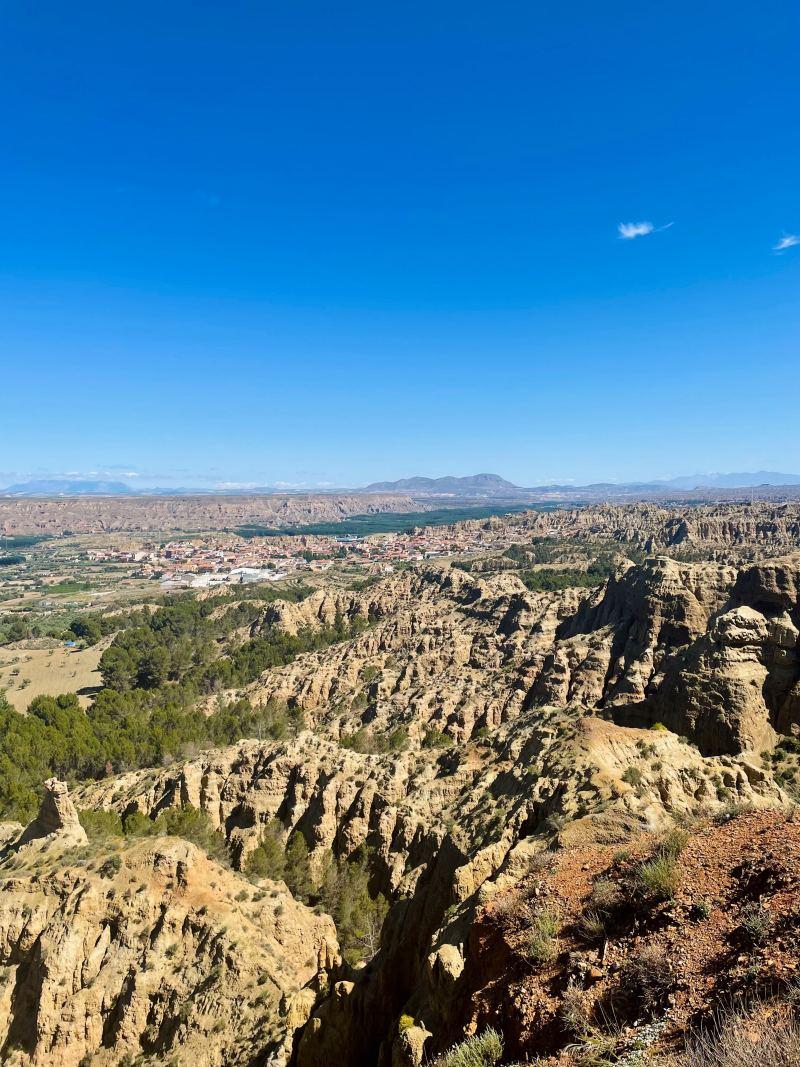 amazing landscape at purullena viewpoint