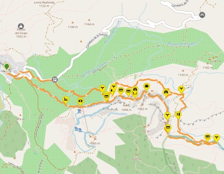 la ruta de los cahorros de monachil route