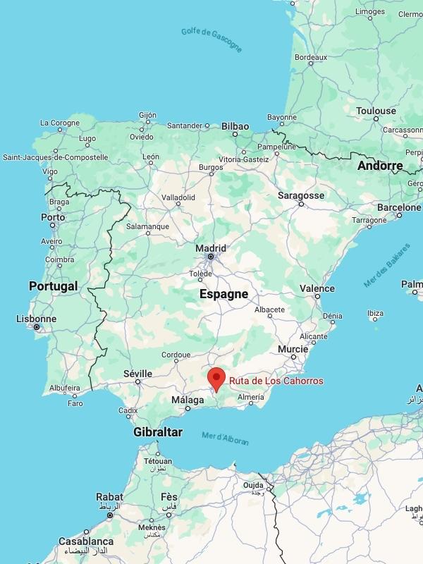 los cahorros on spain map