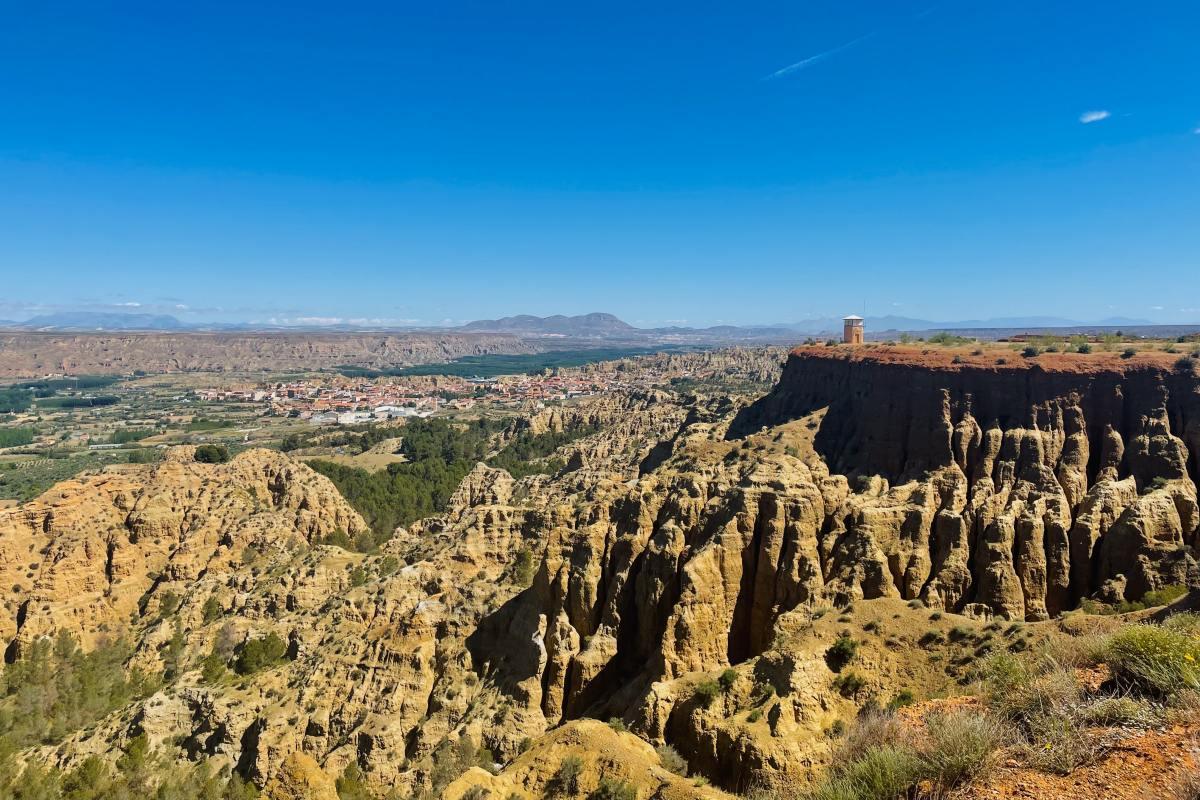 open view on andalusia gorafe desert