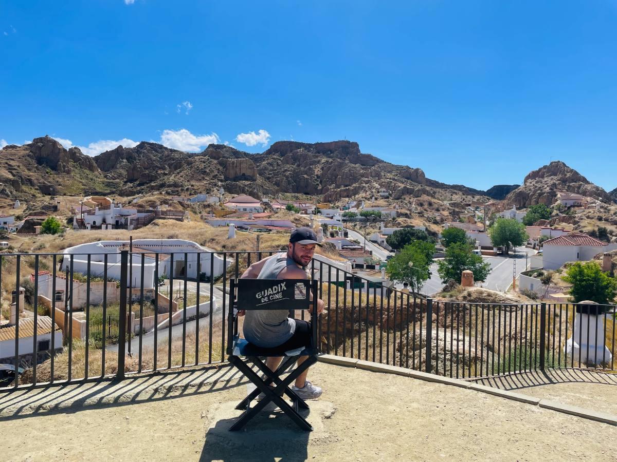 viewpoint on the guadix caves