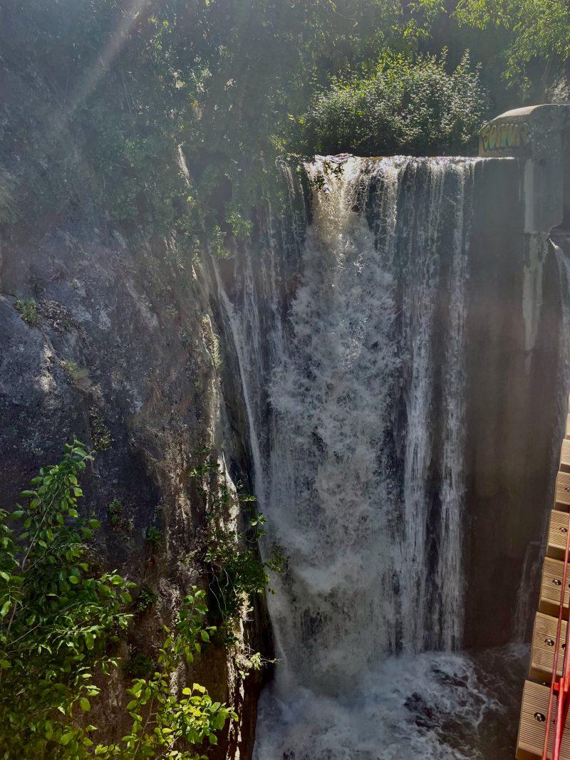 waterfall at the fourth bridge