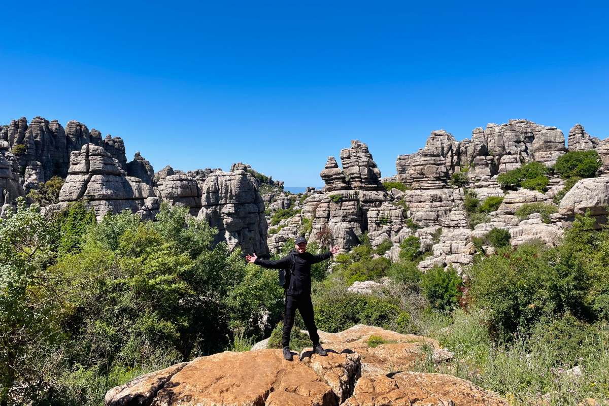 Hiking El Torcal de Antequera in Andalusia, Spain