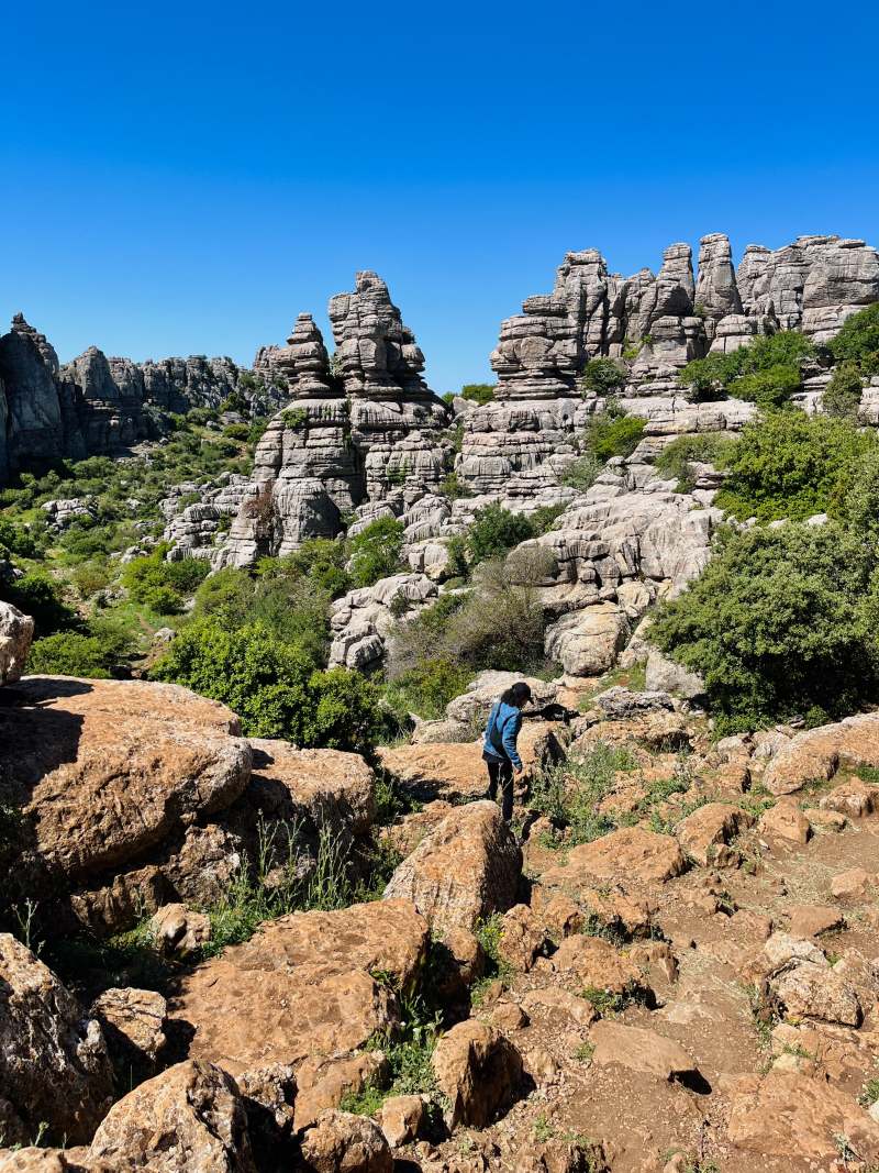 nes hiking el torcal de antequera