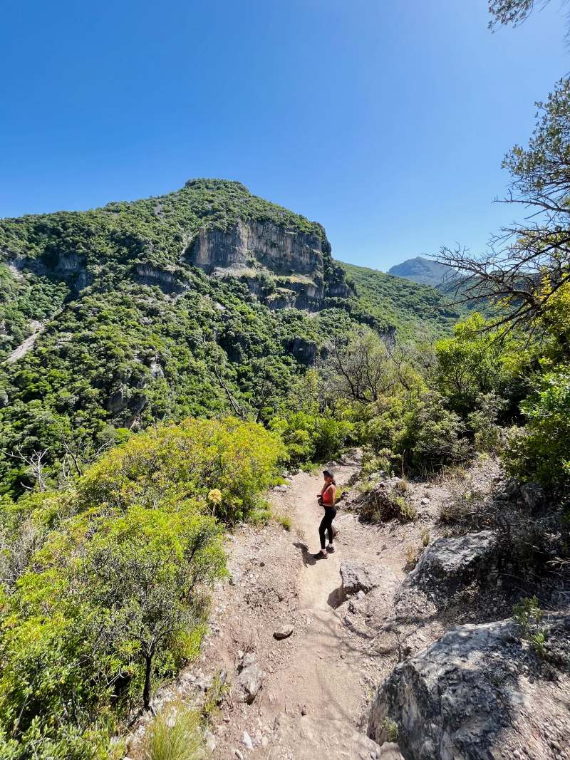 nes walking la garganta verde