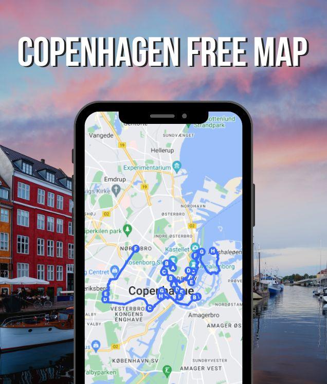 2 days in copenhagen free map