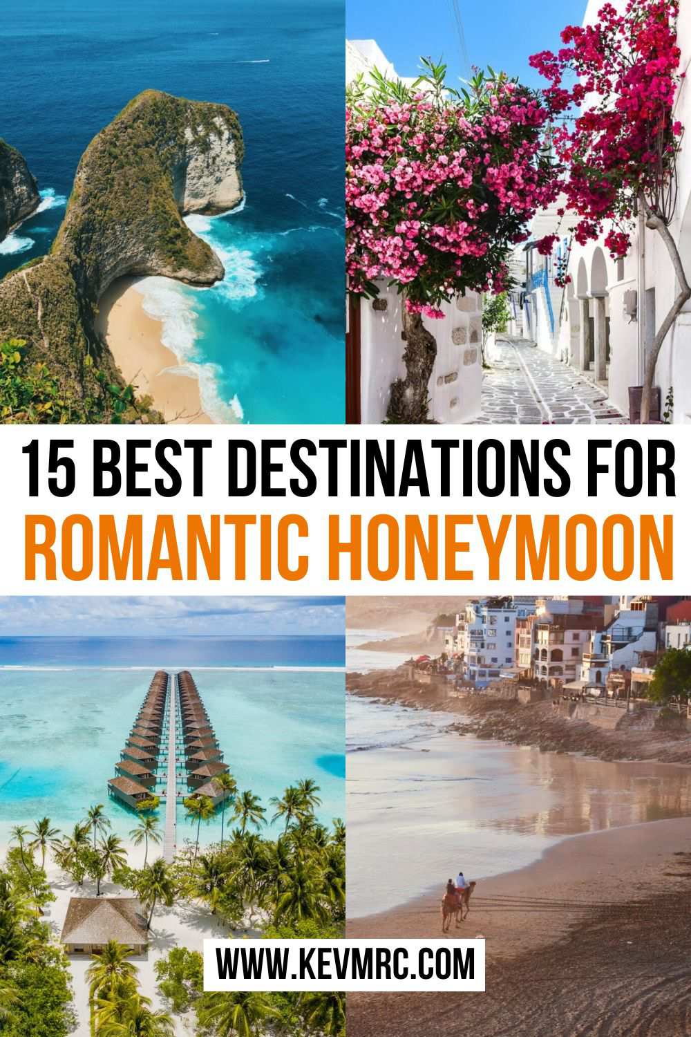 Don't know where to go for your honeymoon? Discover here the list of the 15 most romantic honeymoon destinations to get you inspired! best honeymoon destinations | honeymoon destinations ideas | unique honeymoon destinations | top honeymoon destinations | dream honeymoon destinations | romantic destinations couples | most romantic destinations | honeymoon ideas romantic #honeymoondestinations