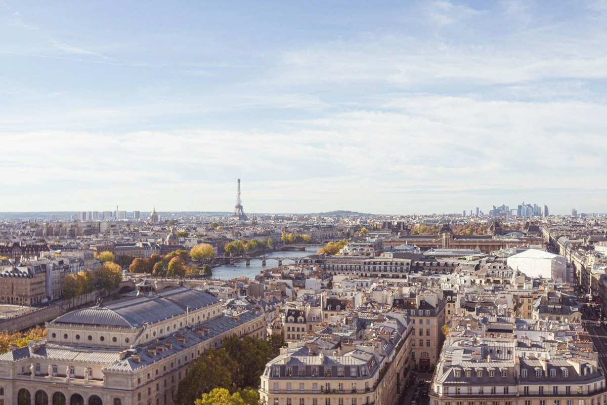 iconic paris cityscape