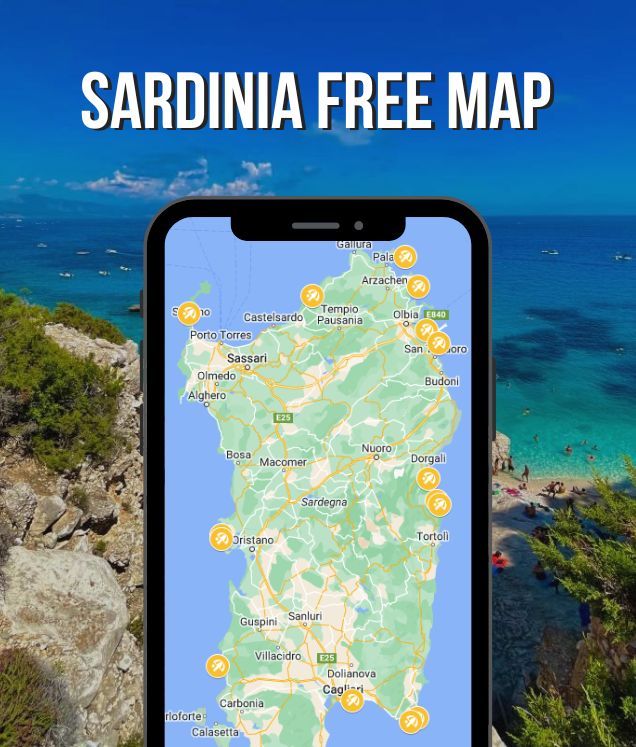 sardinia beaches free map