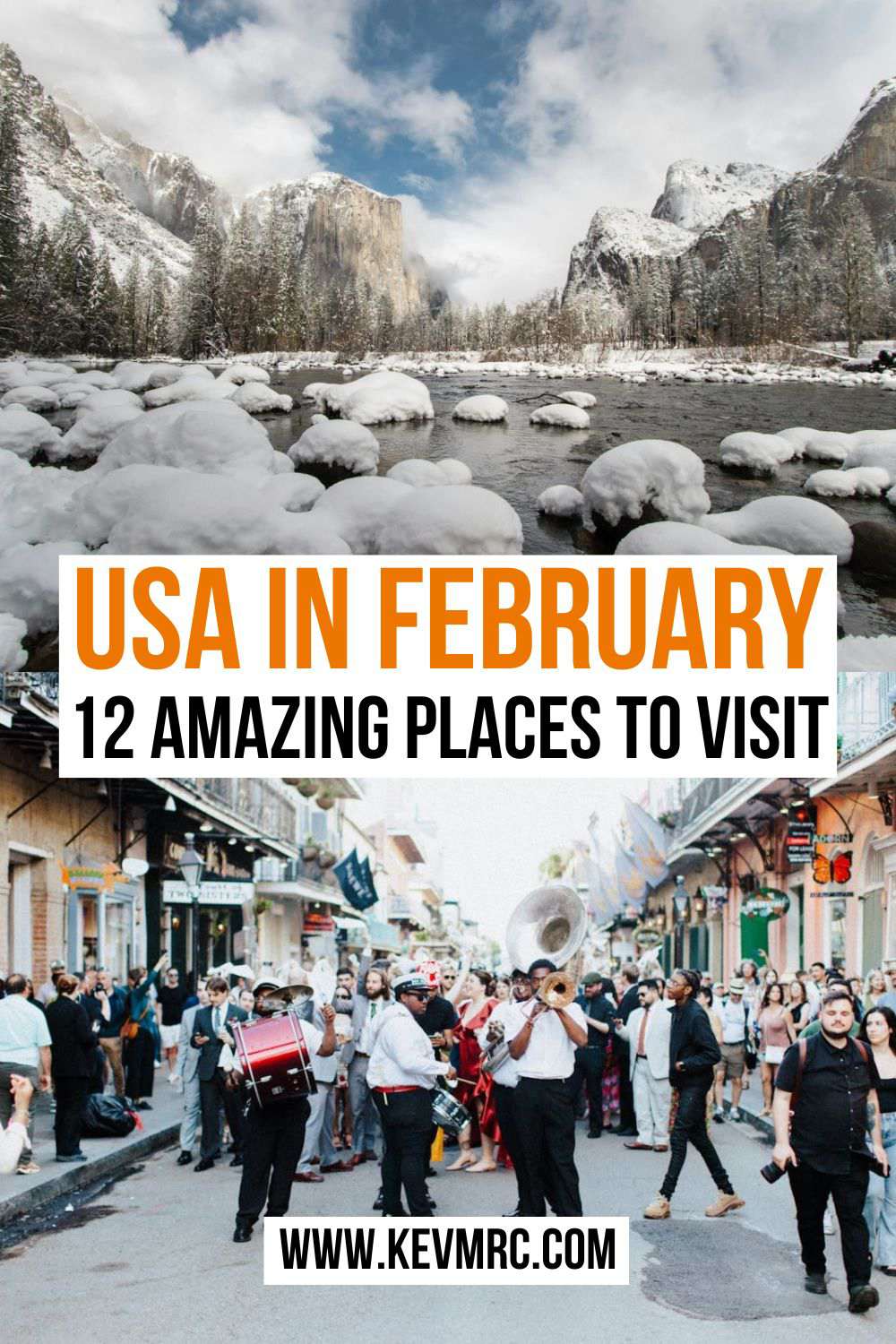 Discover in this guide the 12 best places to visit in February in the USA, with all the info & tips you need to make a decision! february usa trips | february usa travel | best place to travel in february usa | february getaways usa | vacation in february usa | best places to go in february in usa | best places to visit in february usa | usa destinations february | february travel destinations usa | best us destinations in february #februaryusa