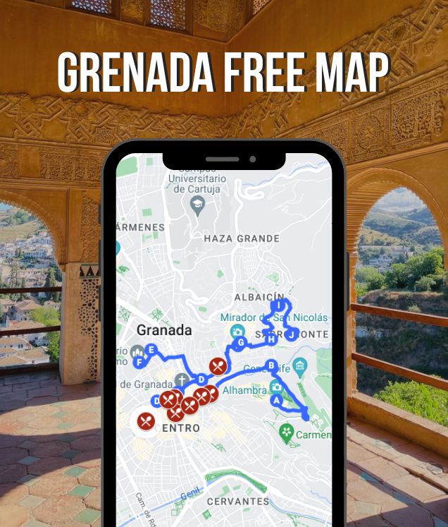 2 days in granada free map