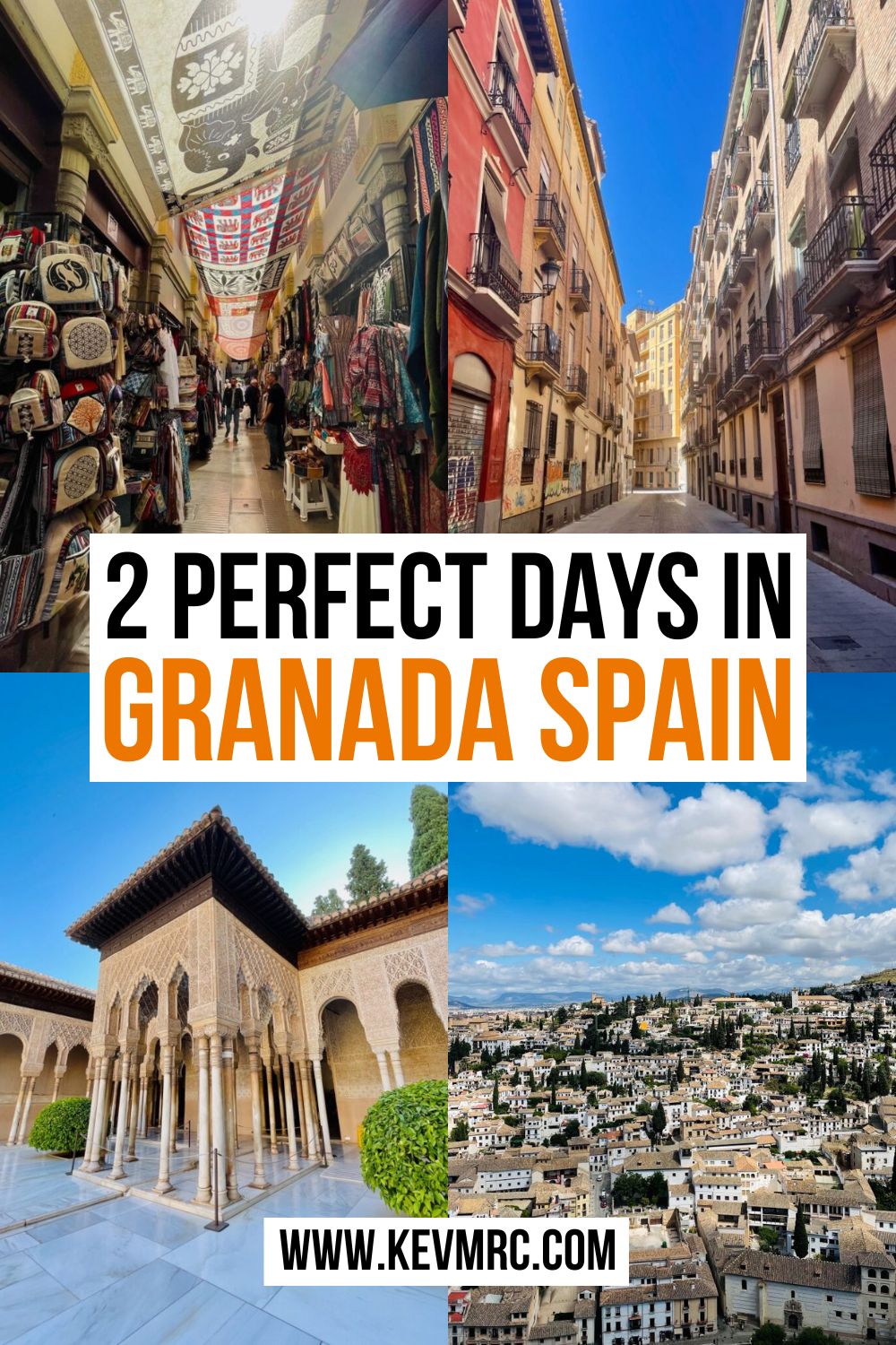 Spending 2 days in Granada, Spain soon? Here's the best Granada itinerary for 2 days, including a free map and tips to enjoy your trip at best! granada spain itinerary | granada two day itinerary | granada 2 day itinerary | best things to do in granada | places to visit in granada | visit granada #granada