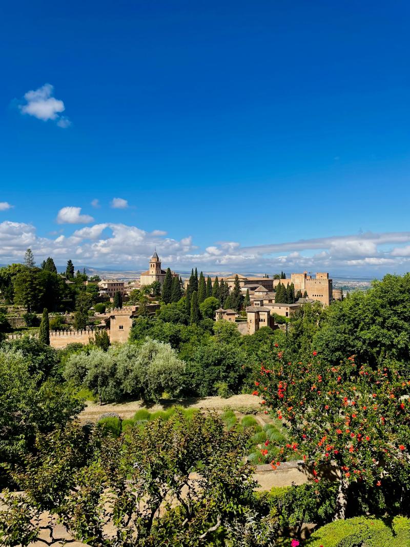 alcazaba from the generalife