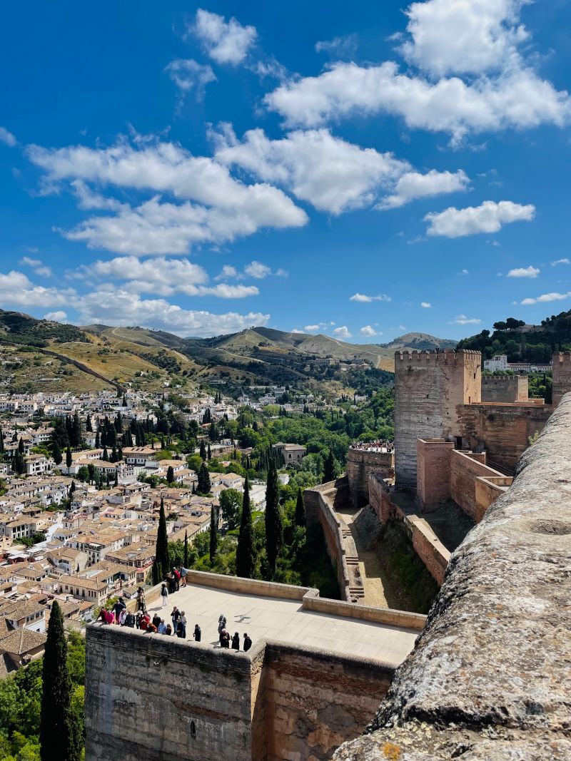 granada views from the alcazaba