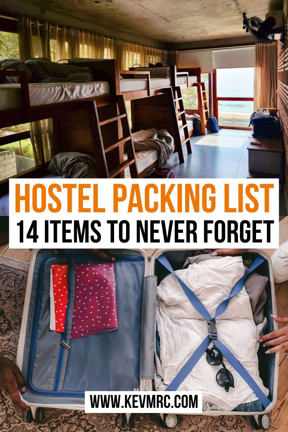 Wondering what to pack for your hostel trip? Here's my essential hostel packing list, with all the items you should never forget. hostel essentials packing lists | packing list for hostel stay | what to pack for hostel stay | hostel travel | things to pack when staying at a hostel #hostel #packing