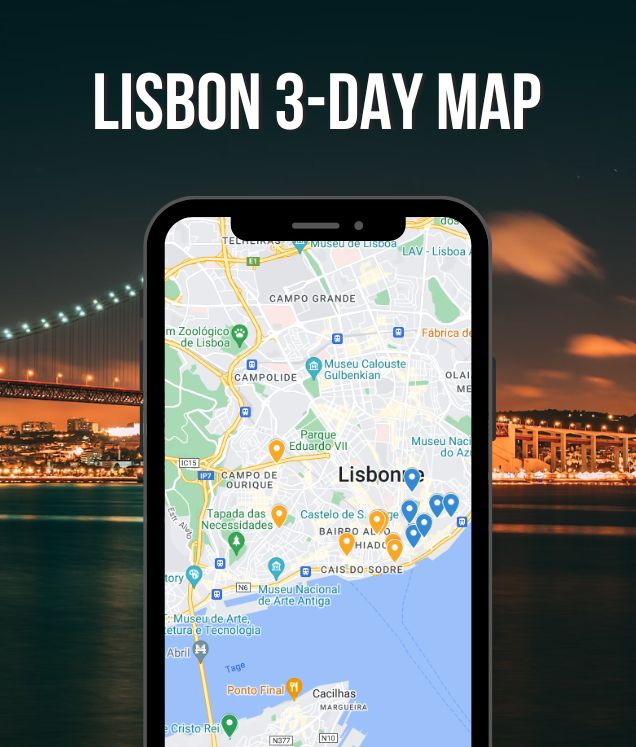 3 days in lisbon free map