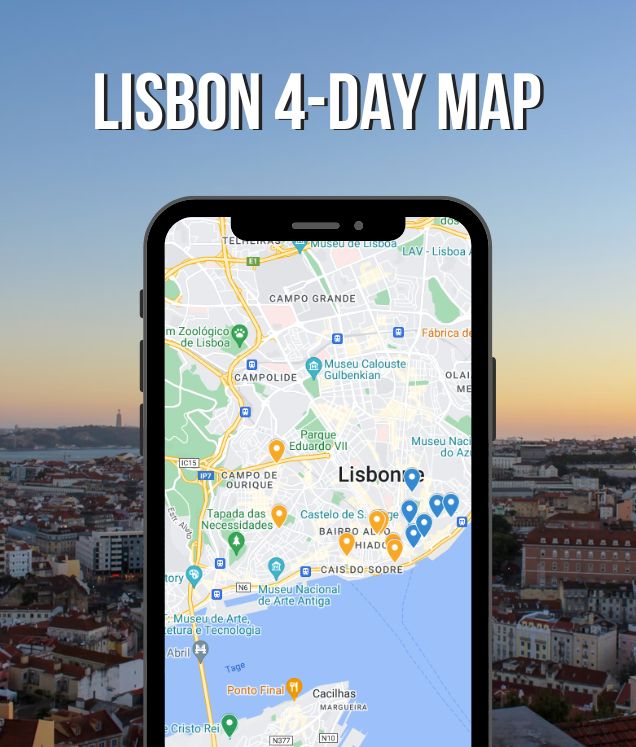 4 days in lisbon free map