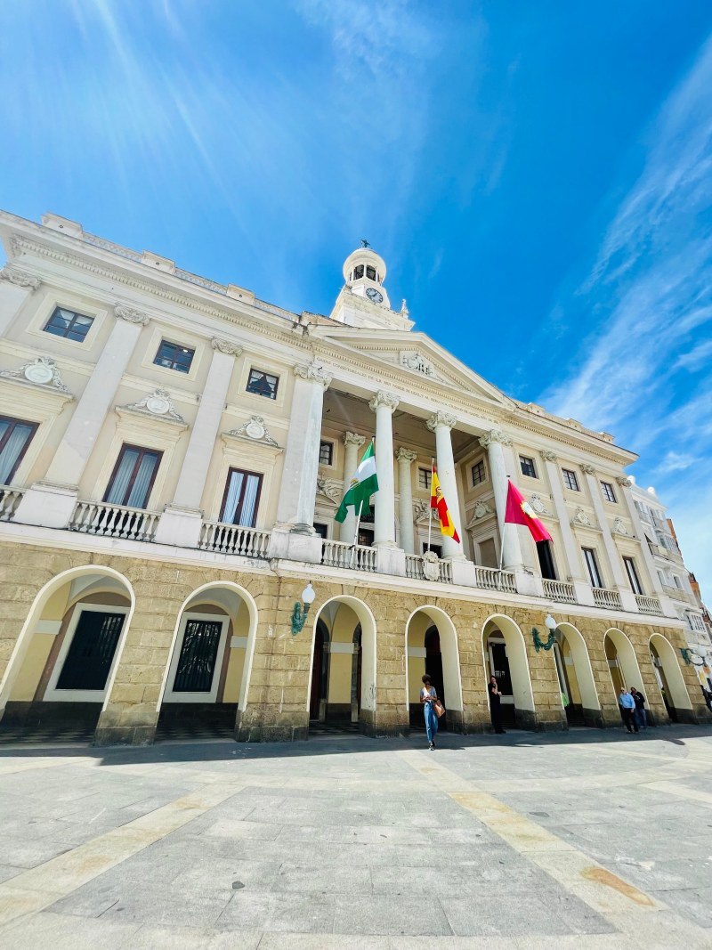 city hall on plaza de san juan de dios