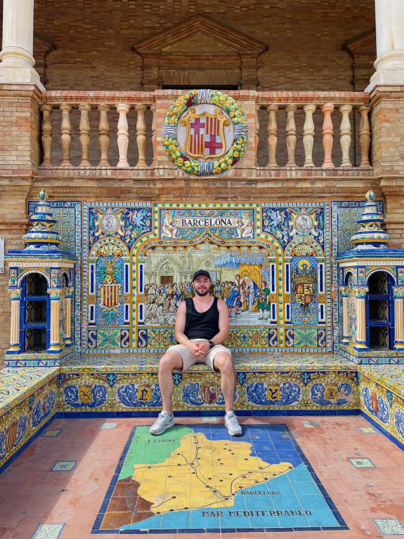 me on plaza de espana