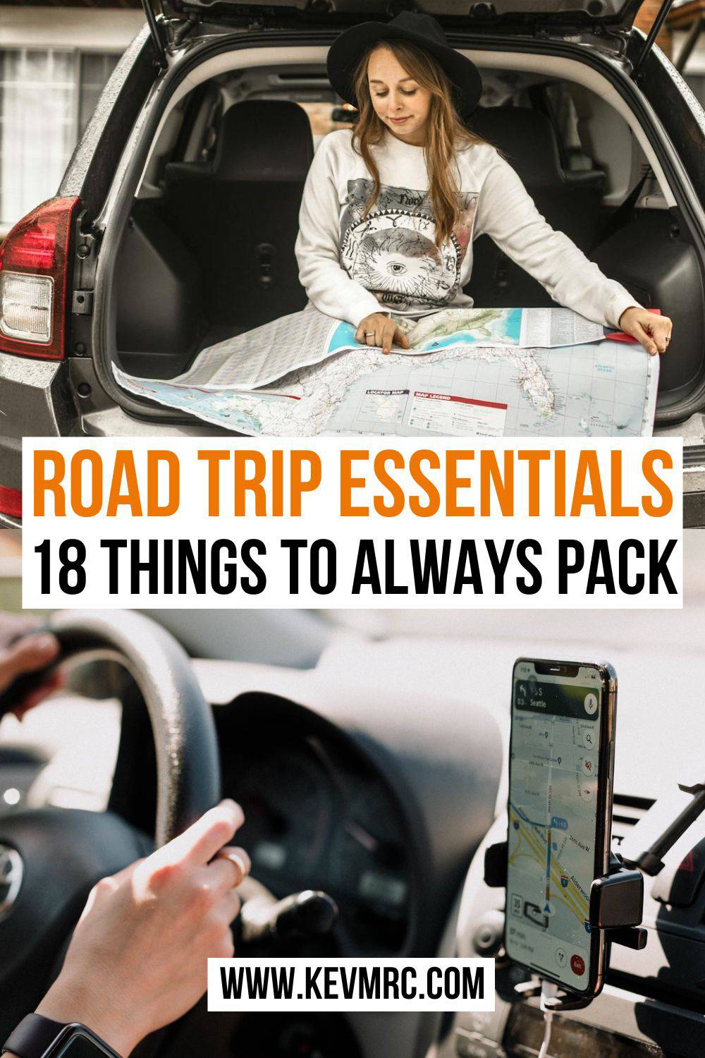 Going on a road trip soon? Make sure to pack these 18 road trip essentials for a smooth and stress-free adventure! Whether you're traveling alone, with friends or with family and kids, here's everything you need for your car ride. car road trip essentials | long road trip essentials | road trip essentials list | car travel essentials road trips | road trip packing essentials | road trip necessities