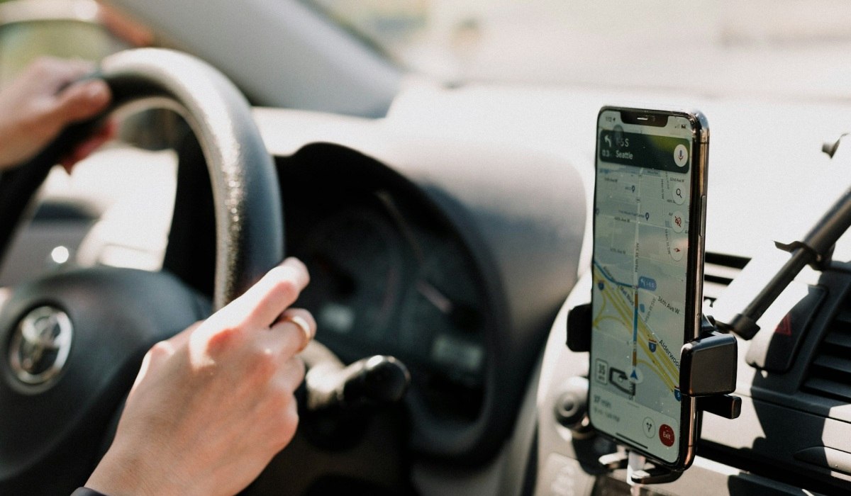 using offline maps on a road trip