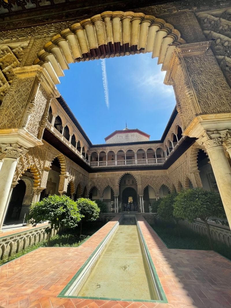 real alcazar in seville is an iconic landmark in andalusia